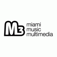M3 Miami Music Multimedia logo vector logo