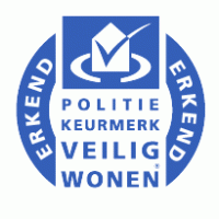 politie keurmerk veilig wonen logo vector logo