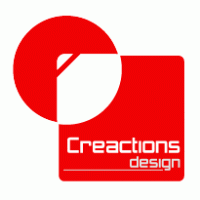 CREACTIONS DESIGN logo vector logo