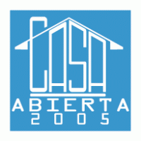 casa abierta 2005 logo vector logo