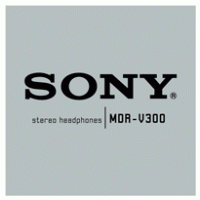 SONY MDR-V300 logo vector logo