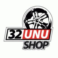 32UNU SHOP logo vector logo