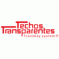 Techos transparentes logo vector logo
