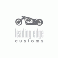 leading edge customs logo vector logo