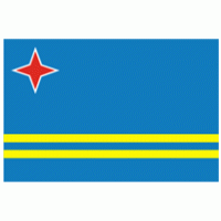 Bandera de Aruba logo vector logo