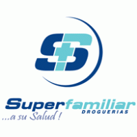 Superfamiliar Droguerias logo vector logo