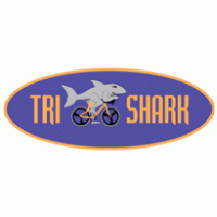 tri shark logo vector logo