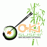Oki Sushi logo vector logo