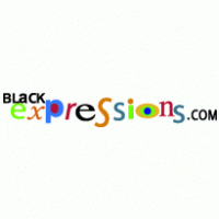Black expressions logo vector logo