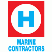 marine contractor logo vector logo