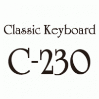 C-230 Classic Keyboard logo vector logo