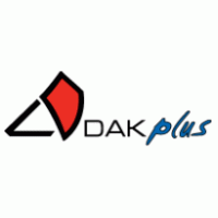 Dak plus logo vector logo