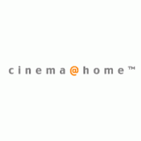 cinema@home logo vector logo