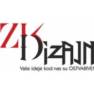 ZK Dizajn logo vector logo