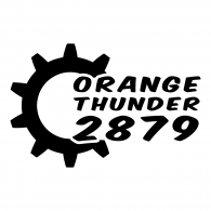 Orange Thunder logo vector logo