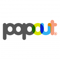Popout logo vector logo