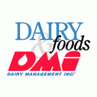 Dairy Foods & DMI logo vector logo