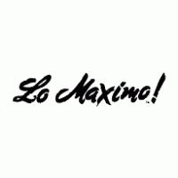 Lo Maximo! logo vector logo