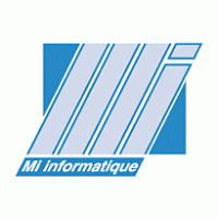 Mi informatique logo vector logo