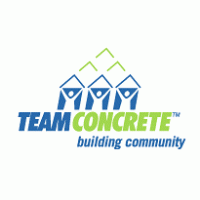 Team Concrete logo vector logo