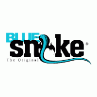 Blue Snake logo vector logo