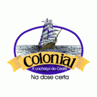 Colonial aguardente de cana logo vector logo