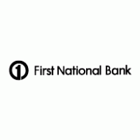 First National Bank logo vector logo