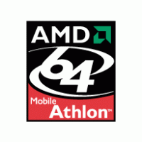 AMD 64 Mobile Athlon logo vector logo