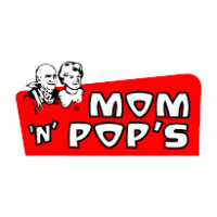 Mom ‘n’ Pops logo vector logo