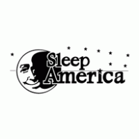 Sleep America logo vector logo