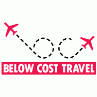 Below Cost, travel agency logo vector logo