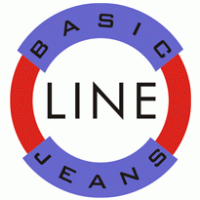 Line JEANS logo vector logo
