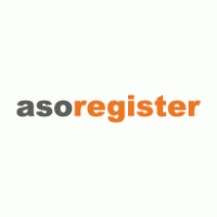 asoregister logo vector logo