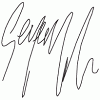 George Michael Autograph logo vector logo