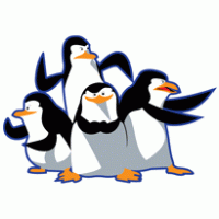 madagascar pinguinos penguins logo vector logo