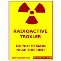 Radioactive logo vector logo