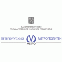 Metropoliten of St. Petersburg – full logo vector logo