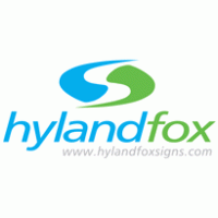 hylandfox logo vector logo