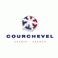 Courchevel French Ski Resort logo vector logo