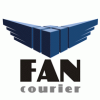 Fan courier logo vector logo