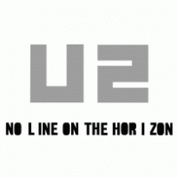 U2 no line on the horizon logo vector logo