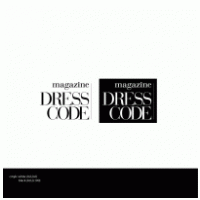 dresscode magazine logo vector logo