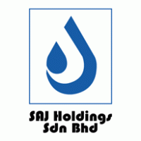 saj holding sdn bhd logo vector logo
