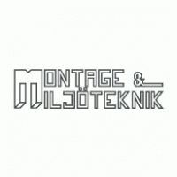Montage & Miljoteknik logo vector logo