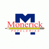 Monerick Papelerias logo vector logo