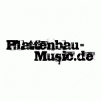 Plattenbau-Music logo vector logo