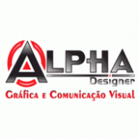 Alpha Designer logo vector logo