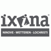 Ixina keukens logo vector logo