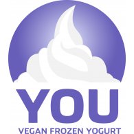 YOU Vegan Frozen Yogurt logo vector logo
