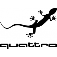 Audi Quattro Gecko logo vector logo